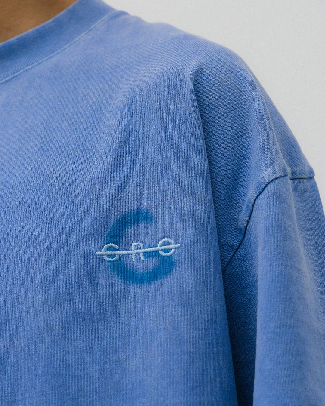 Snow Washed Small Logo Tee - Purple