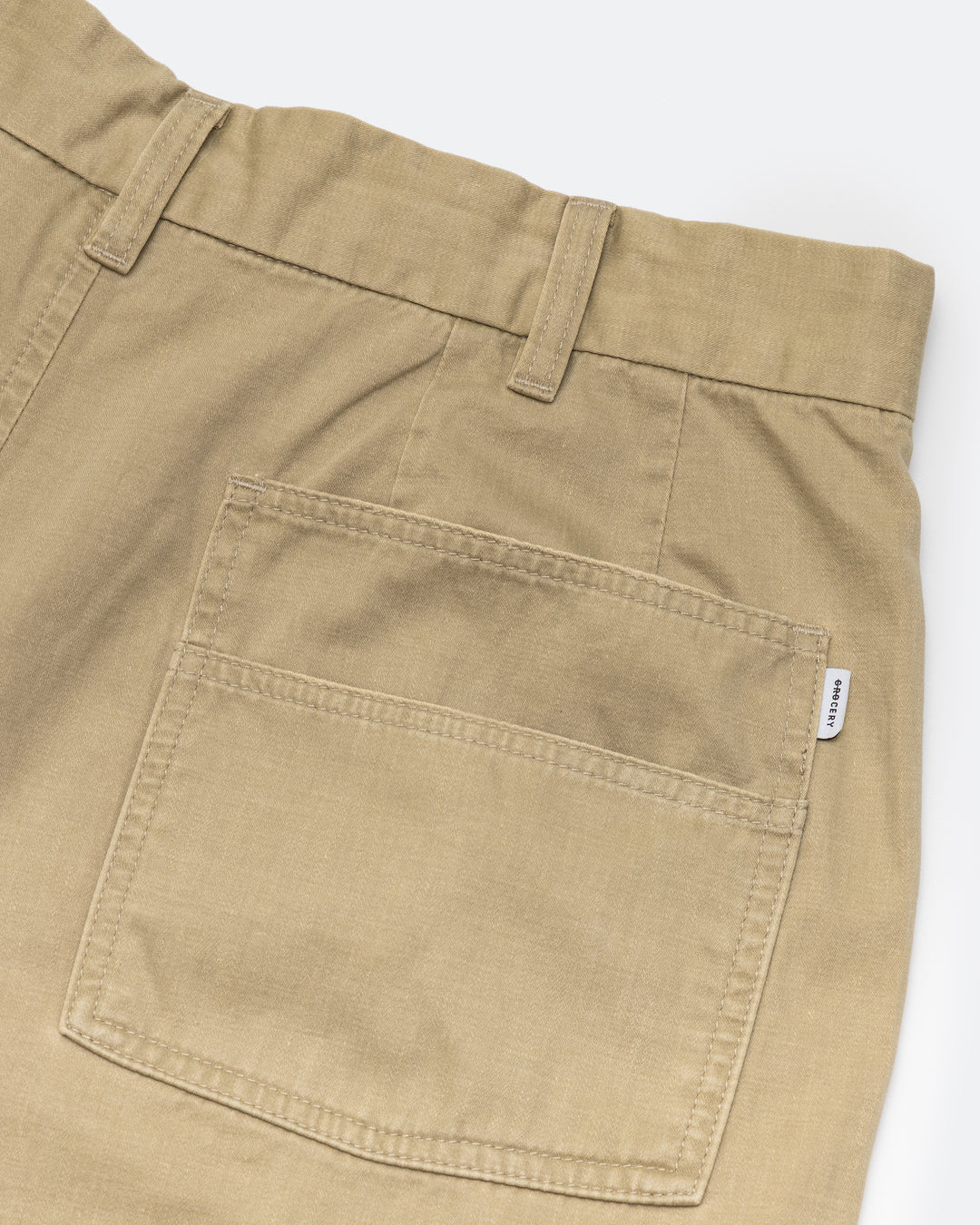 Washed Chino Shorts - Khaki
