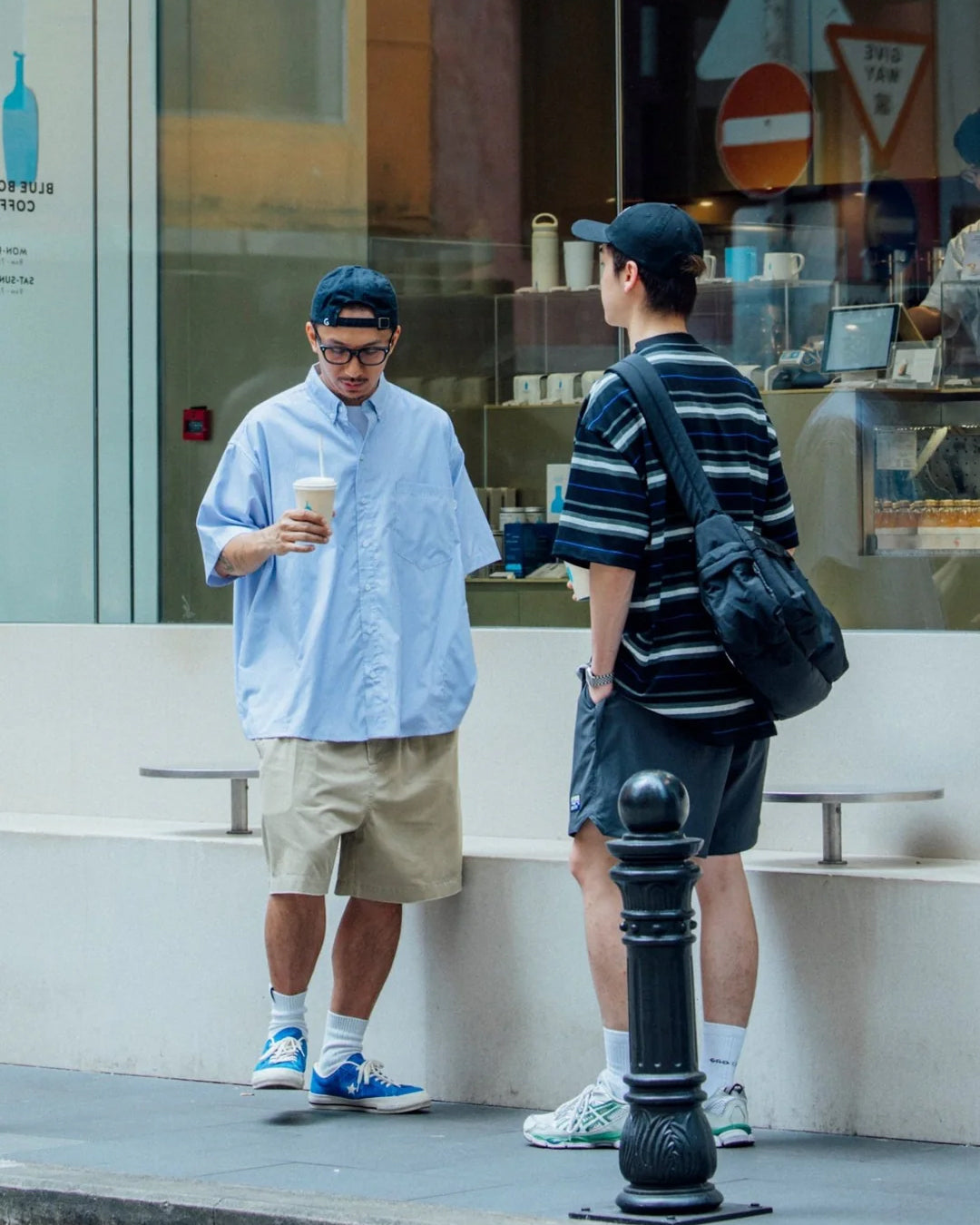 Washed Chino Shorts - Khaki