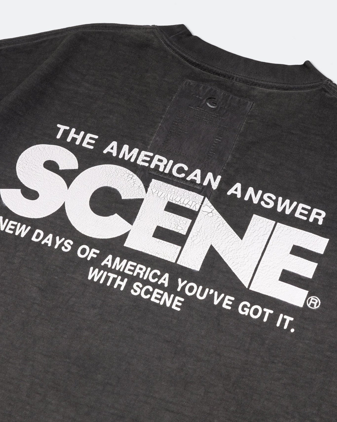 GROCERY x SCENE Classic Washed Pocket Invoice Tee - Black