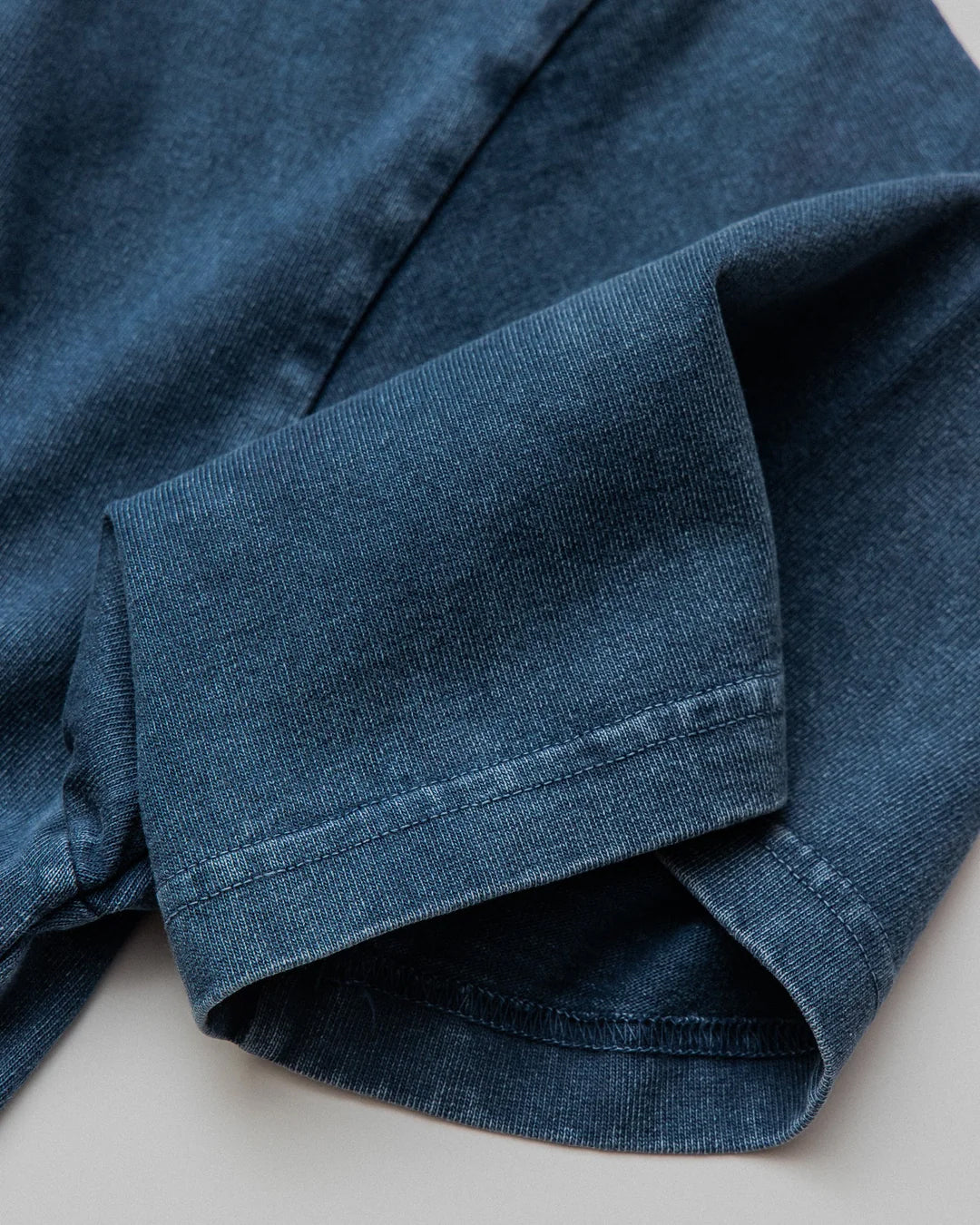 Snow Washed Small Logo Tee - Navy
