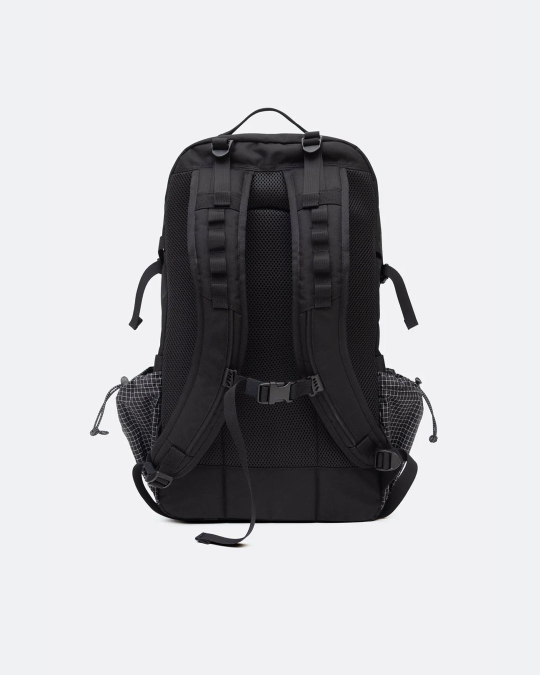 Grid Nylon Cordura Outdoor Backpack - Black