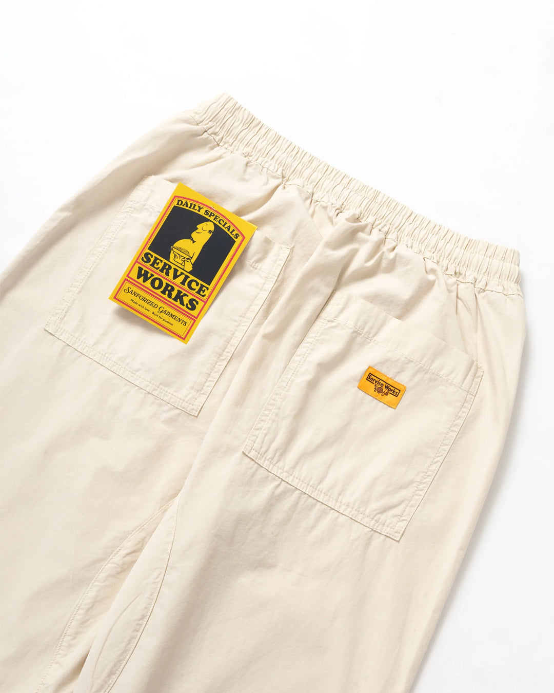 Poplin Chef Pants - White Oak