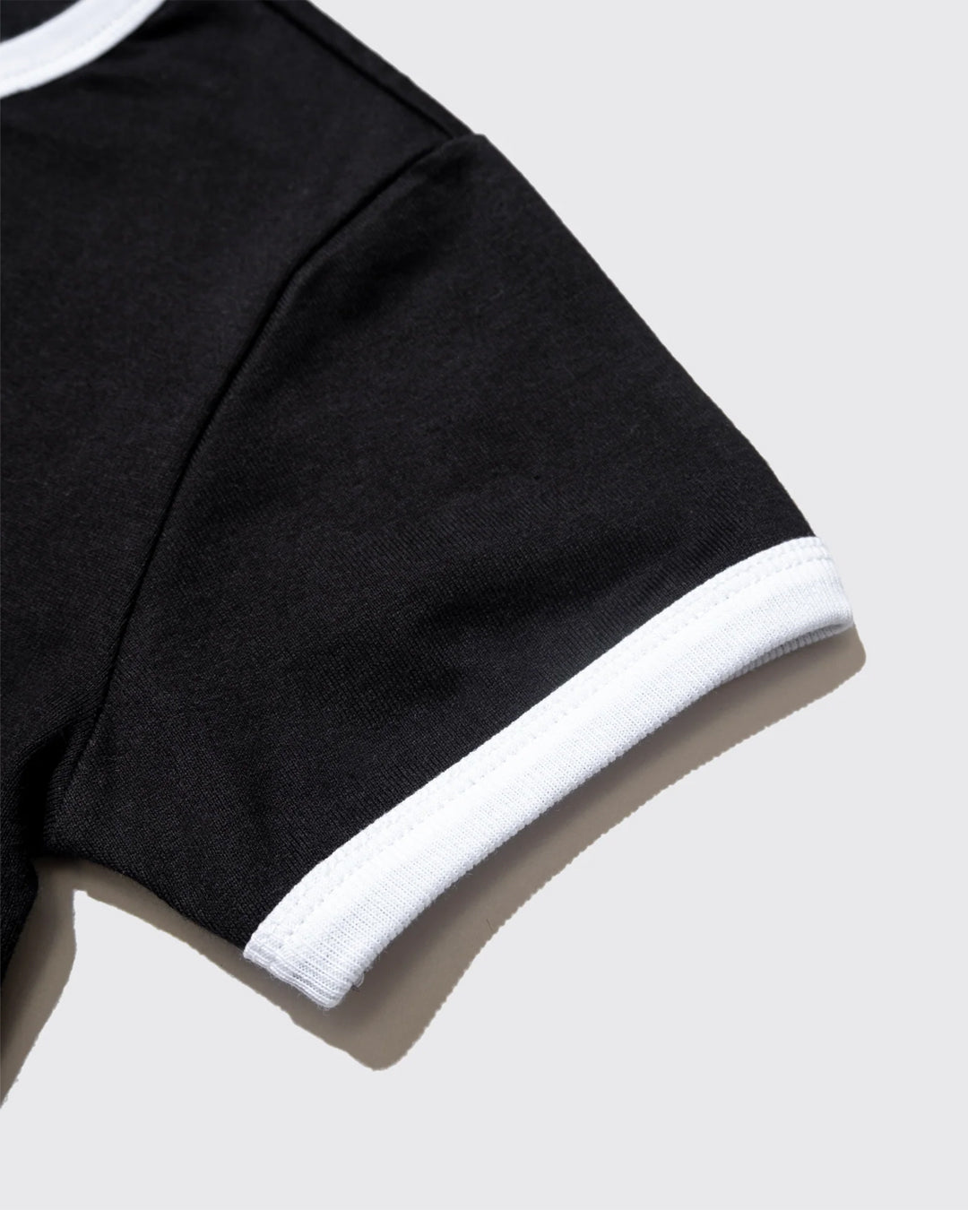 Happy Mini Ringer Tee - Black