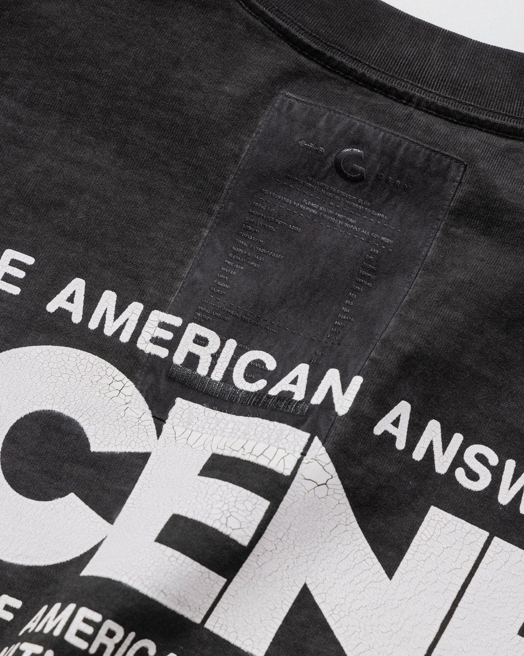 GROCERY x SCENE Classic Washed Pocket Invoice Tee - Black