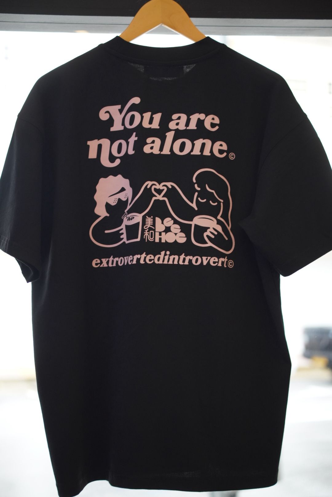 EI x Bee Hoe You Are Not Alone Oversized Tee - Black – F I L T R
