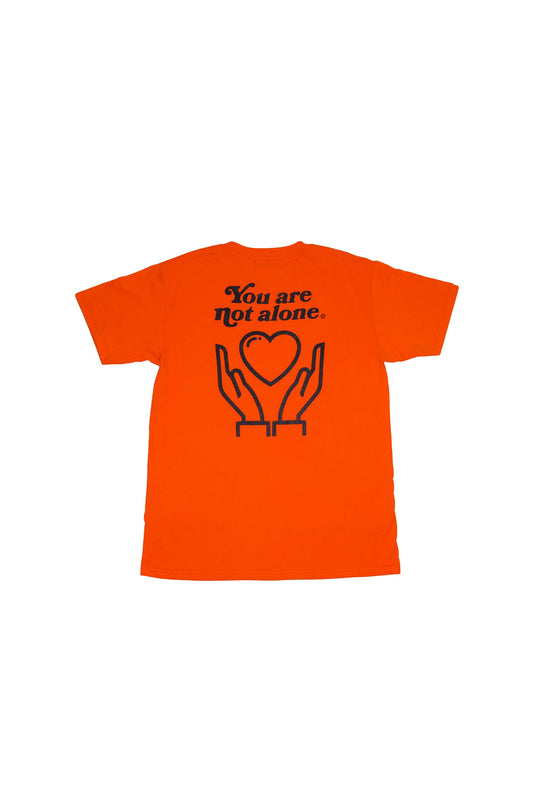 You Are Not Alone Standard Orange Tee