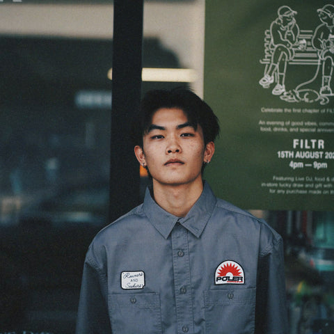 S/S RELAX WORK SHIRT - GRAY