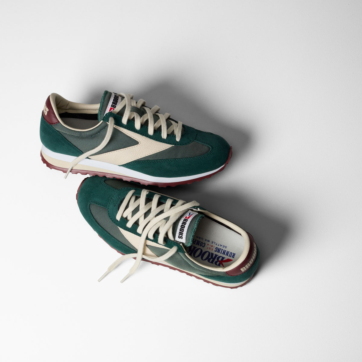 BROOKS VANGUARD - MALLARD GREEN/BONE WHITE/PORT