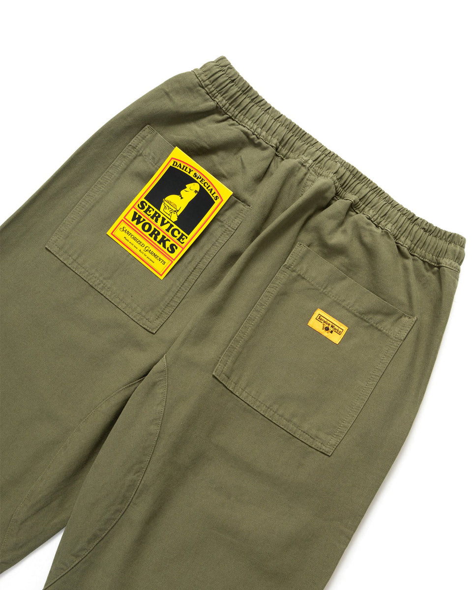 Classic Chef Pants - Olive