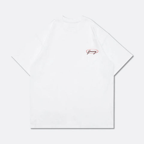 New Beginning Graphic Boxy Tee - White