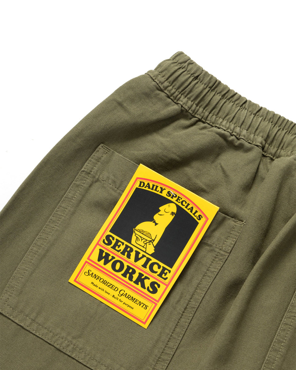 Classic Chef Pants - Olive