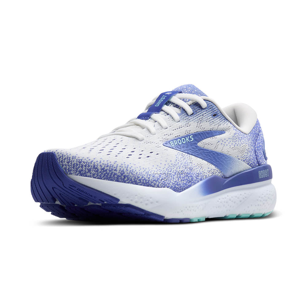 GHOST 16 WOMENS - WHITE/AMPARO BLUE/LIMPET SHELL