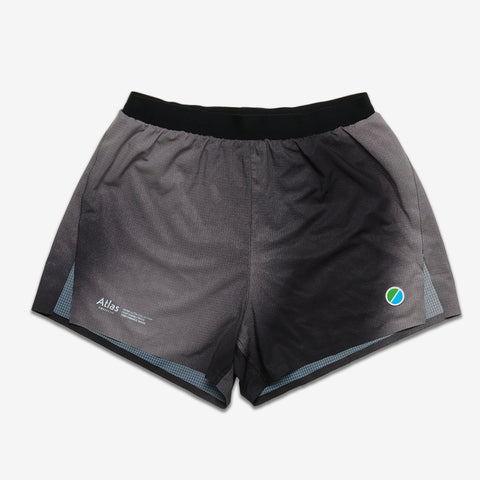 Aeria Ultra Race Shorts Gradient Black