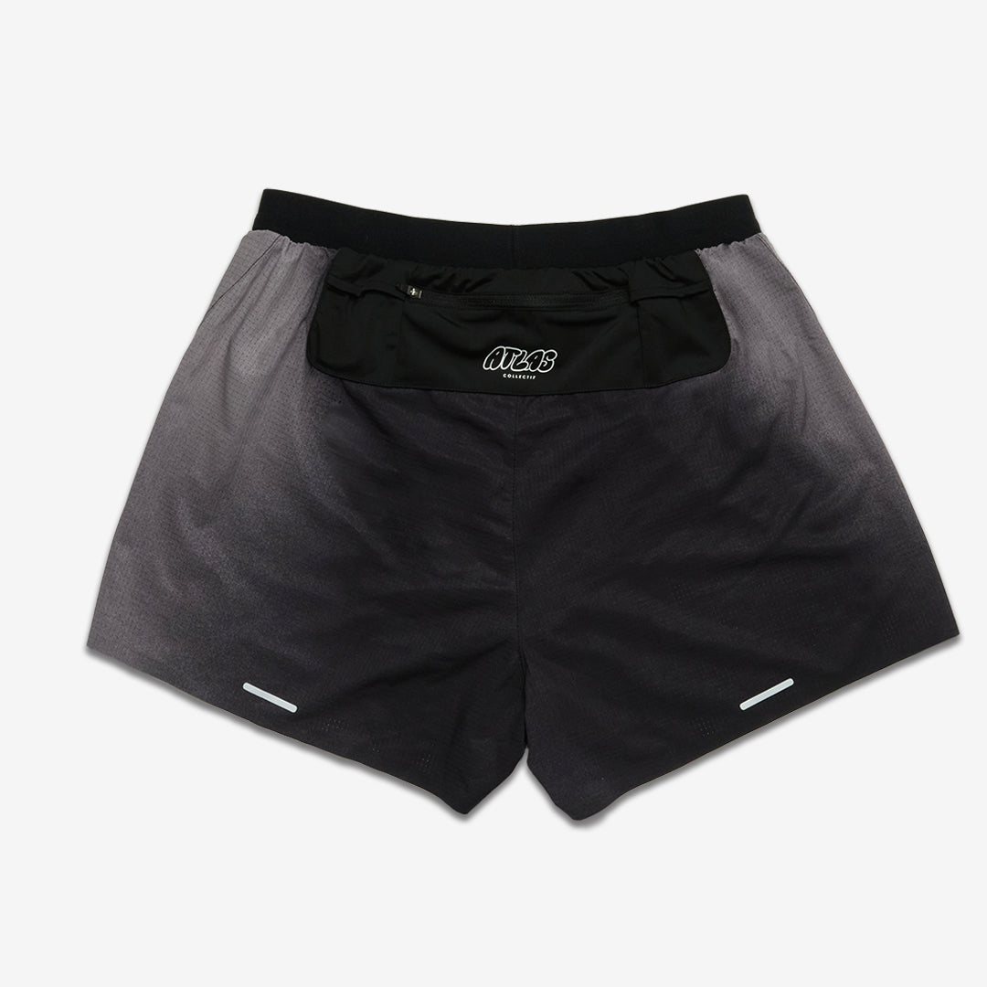 Aeria Ultra Race Shorts Gradient Black