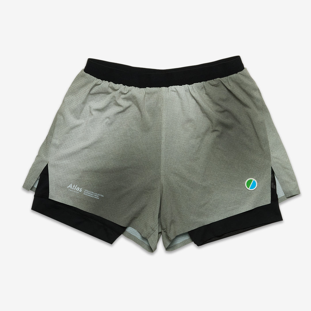 Aeria Ultra 2in1 Shorts Gradient Olive