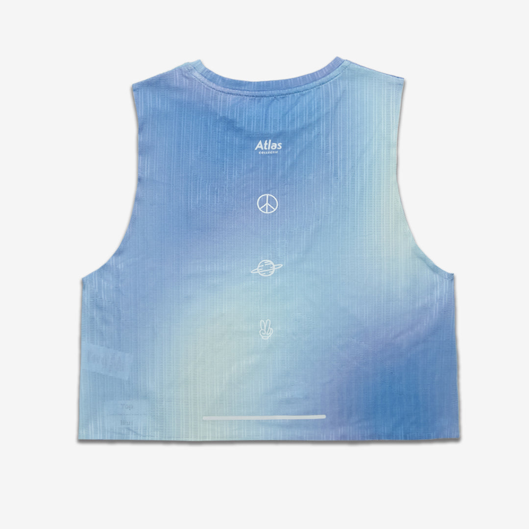 Aeria Ultra WMNS Race Tank Gradient Blue