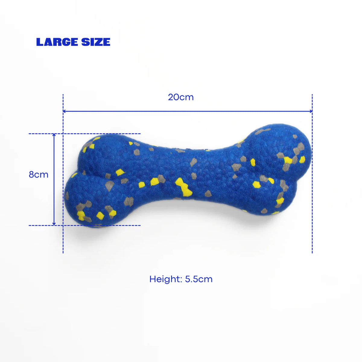 UltraFlex Floatable Dog Bone Toy - Durable & Tough (3 Sizes)