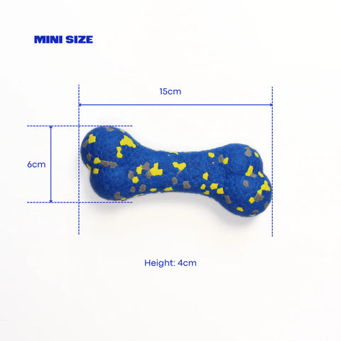 UltraFlex Floatable Dog Bone Toy - Durable & Tough (3 Sizes)