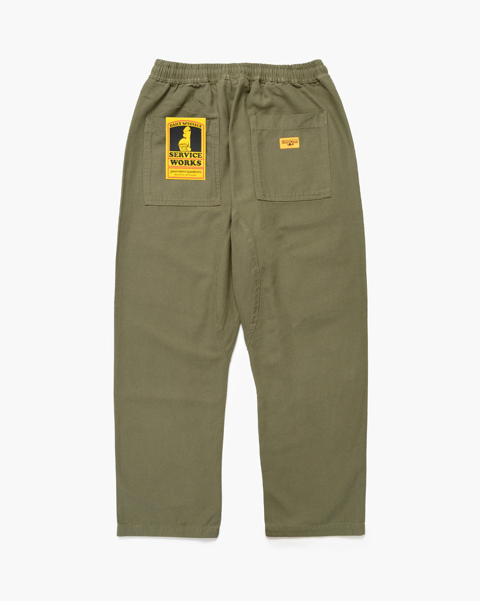 Classic Chef Pants - Olive