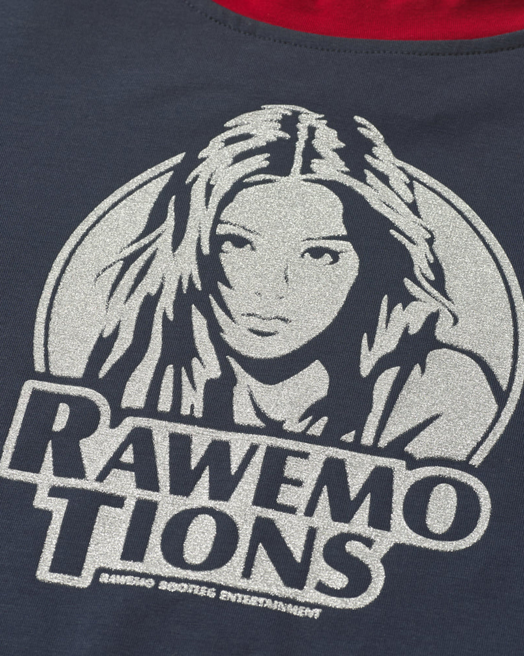 Raw Emotions Baby Tee - Navy