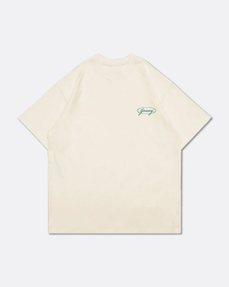 Summer Tunes Graphic Boxy Tee - Cream