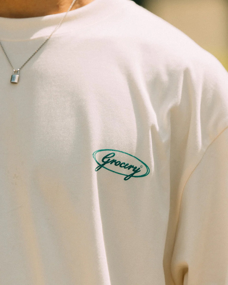 Summer Tunes Graphic Boxy Tee - Cream