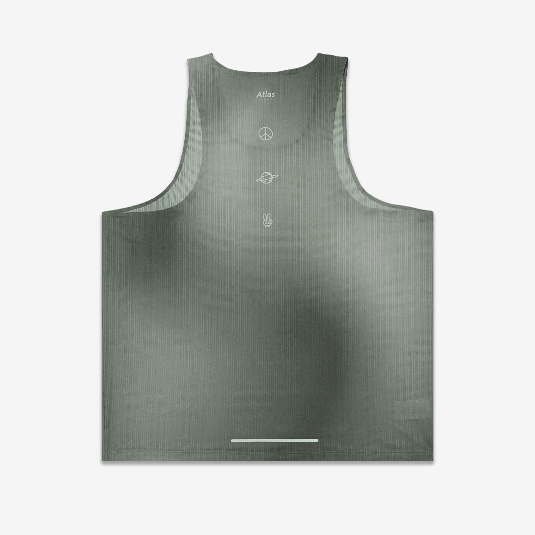 Aeria Ultra Race Tank Gradient Olive
