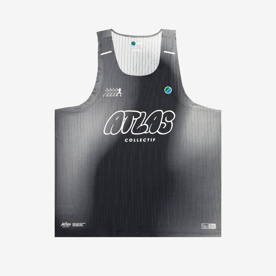 Aeria Ultra Race Tank Gradient Black