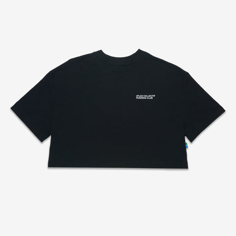 ACRC Hybrid Crop Tee Black