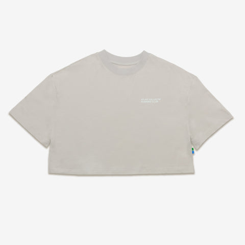 ACRC Hybrid Crop Tee Grey