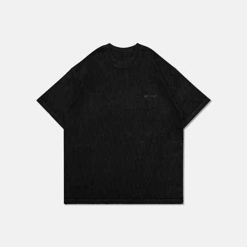 Hoop Dream Washed Graphic Tee - Black