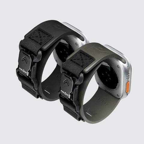 Waterproof FKM Rubber Fidlock Quick Release Watch Band
for Apple Watch Ultra / 46 / 45 / 44 mm