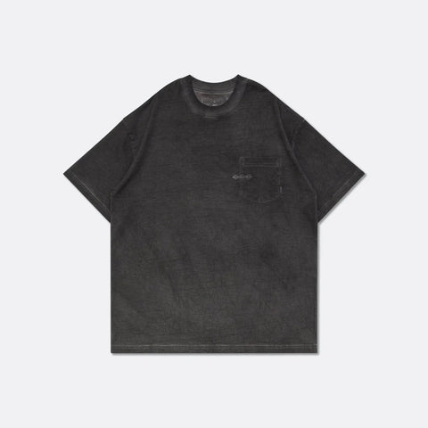 GROCERY x SCENE Classic Washed Pocket Invoice Tee - Black