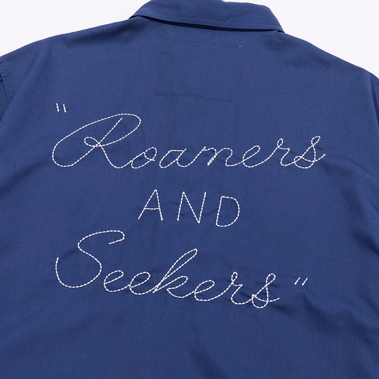S/S RELAX WORK SHIRT  -NAVY