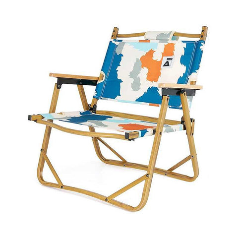 LIGHTWEIGHT CAMPING CHAIR -DRKBLUE CAMO