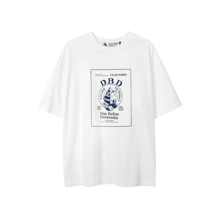 Filter017® X POLeR® DBD Logo Tee -S/S Tee / White