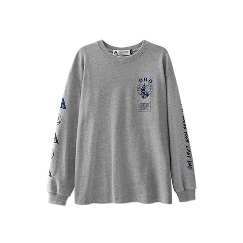 POLeR® X Filter017® DBD Logo Long Sleeves Tee  / Gray