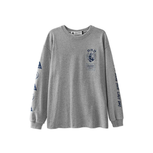 POLeR® X Filter017® DBD Logo Long Sleeves Tee  / Gray