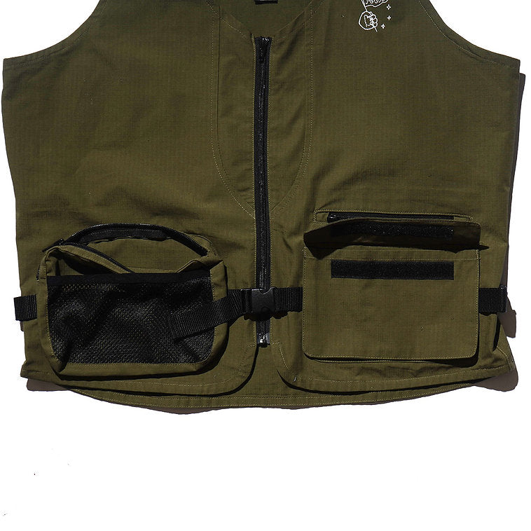 CT RIP POCKET VEST- OLIVE