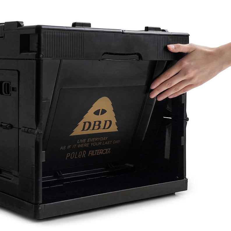Filter017® X POLeR® DBD Logo Folding Container-Black