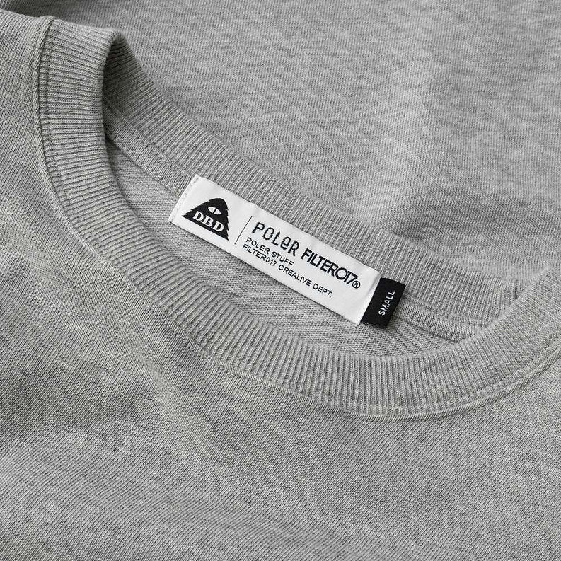 POLeR® X Filter017® DBD Logo Long Sleeves Tee  / Gray