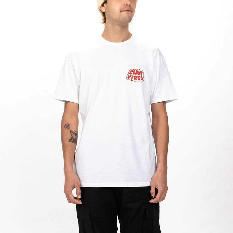 MAN WOLF RELAX FIT TEE - WHITE