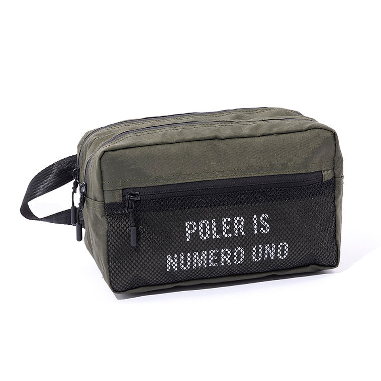 X-CLOTH POUCH (L) -OLIVE