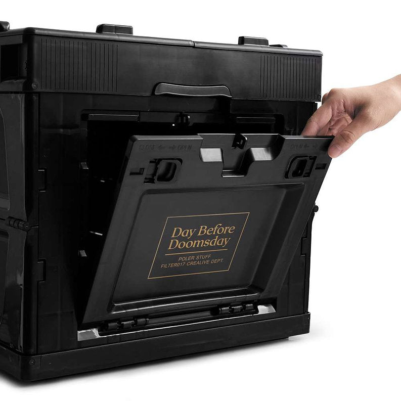 Filter017® X POLeR® DBD Logo Folding Container-Black