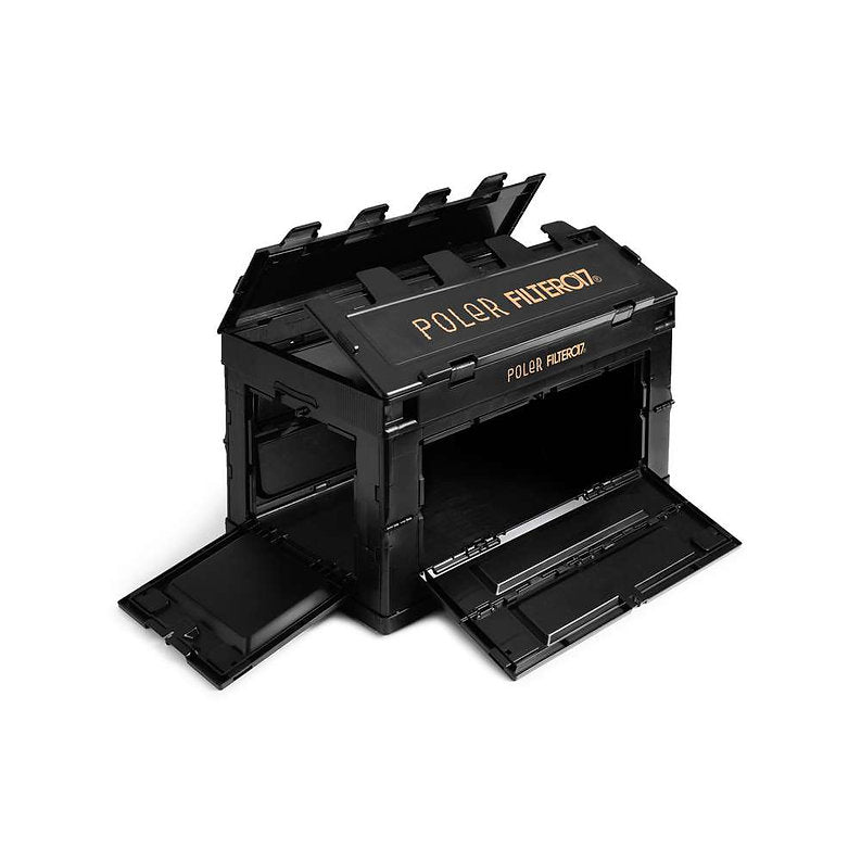 Filter017® X POLeR® DBD Logo Folding Container-Black
