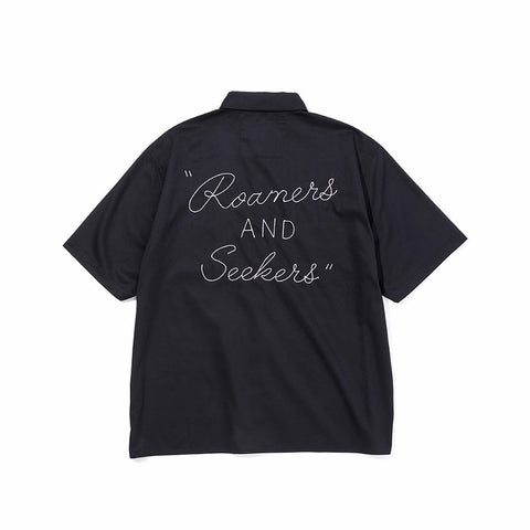 S/S RELAX WORK SHIRT -BLACK