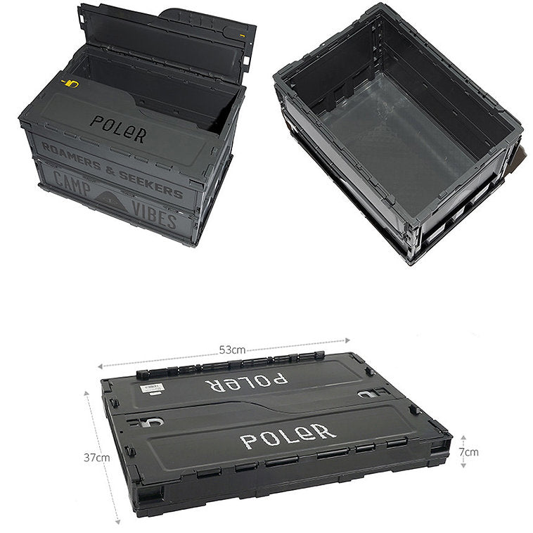 FOLDING CONTAINER -GREY