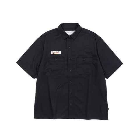 S/S RELAX WORK SHIRT -BLACK
