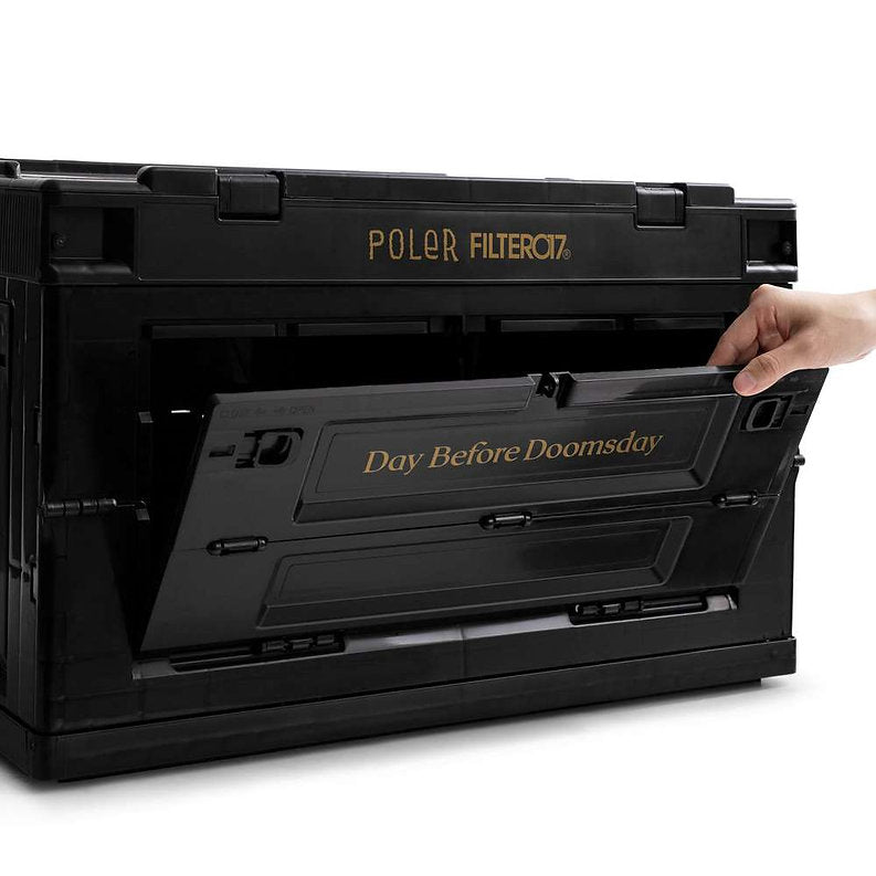 Filter017® X POLeR® DBD Logo Folding Container-Black